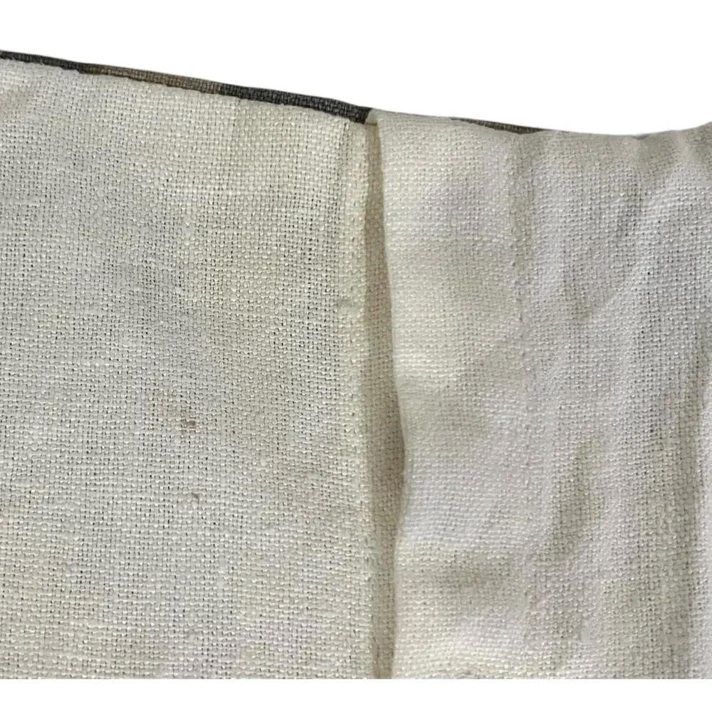 Allegra Hicks West Elm Hemp Pillow Covers Set of 2 17x17” Beige Neutrals Boho